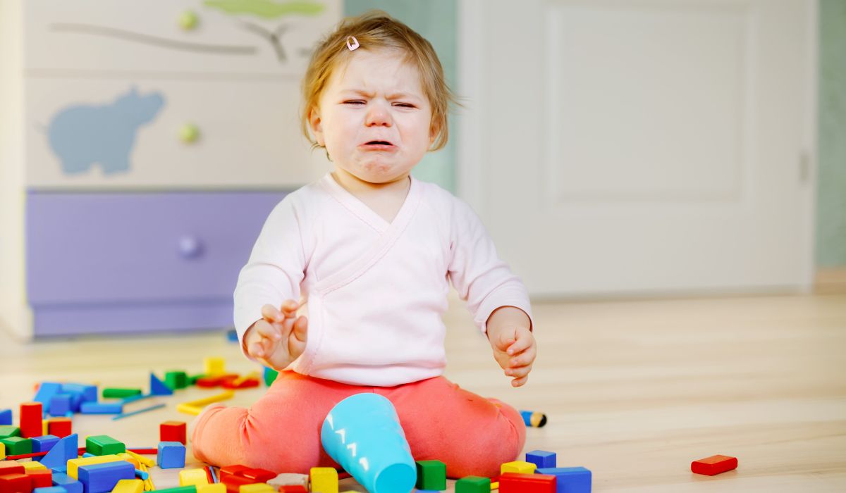 Child crying at creche