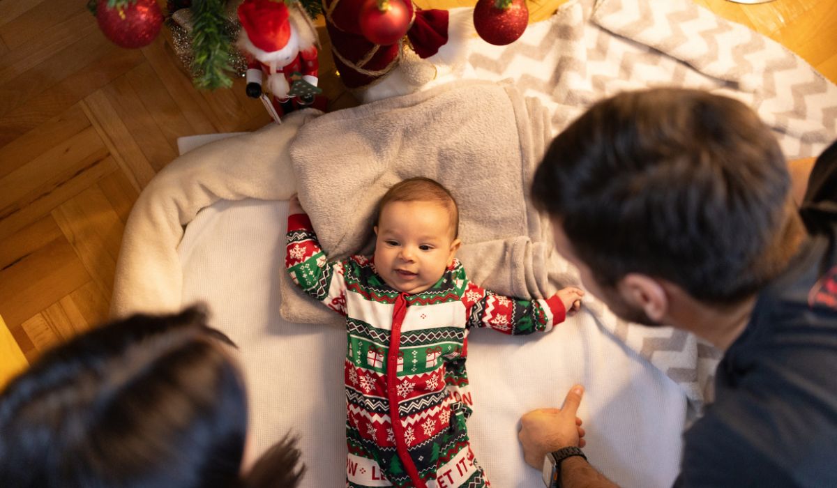 Baby at Christmas