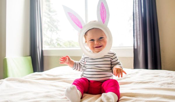 Baby at Easter