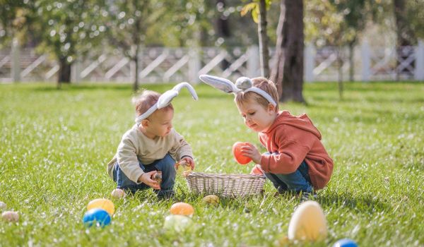 Boys at Easter