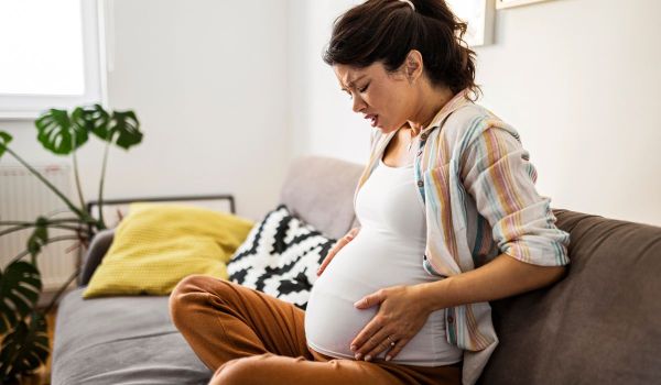 Woman in labour