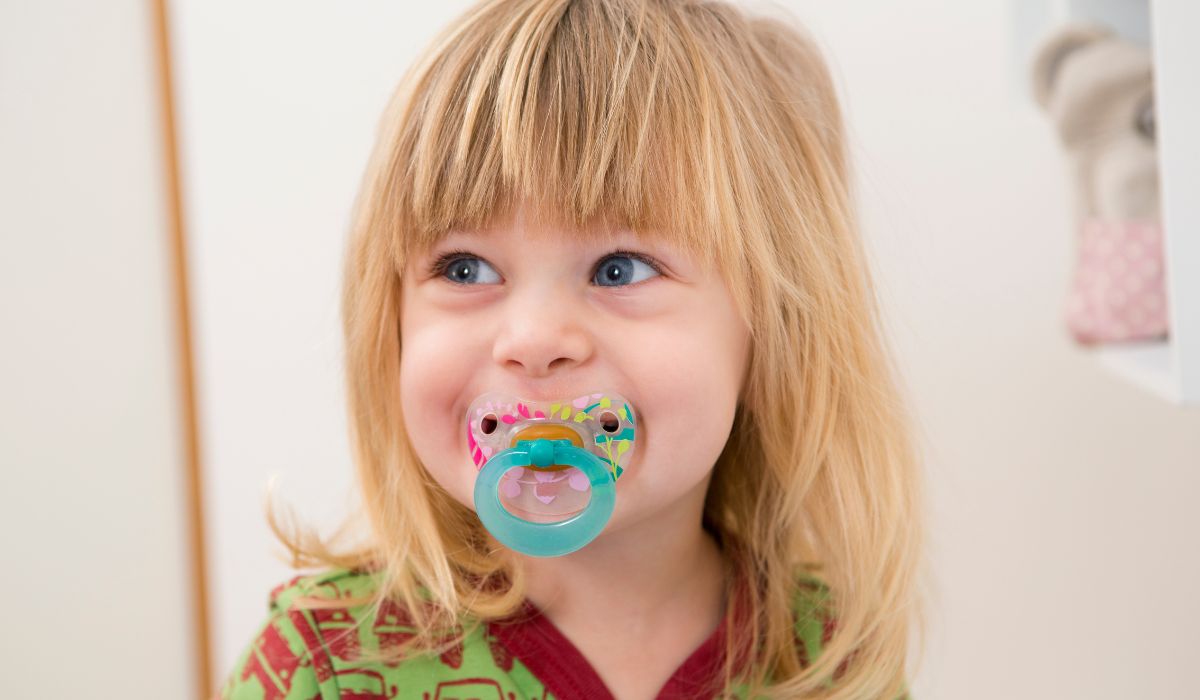 Child with a soother