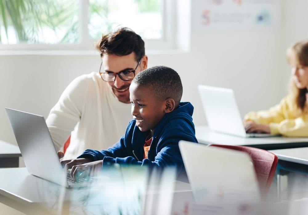 Teacher and student