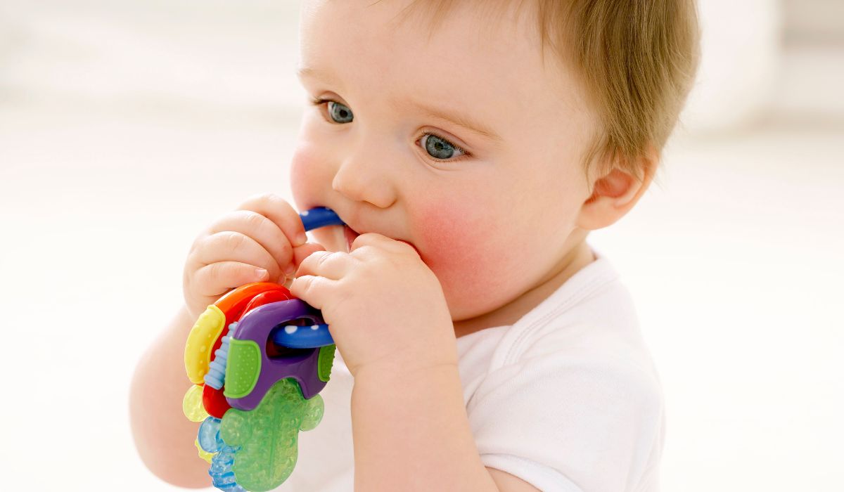 Teething baby