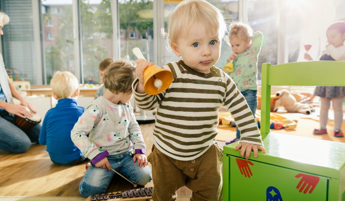 Child in creche