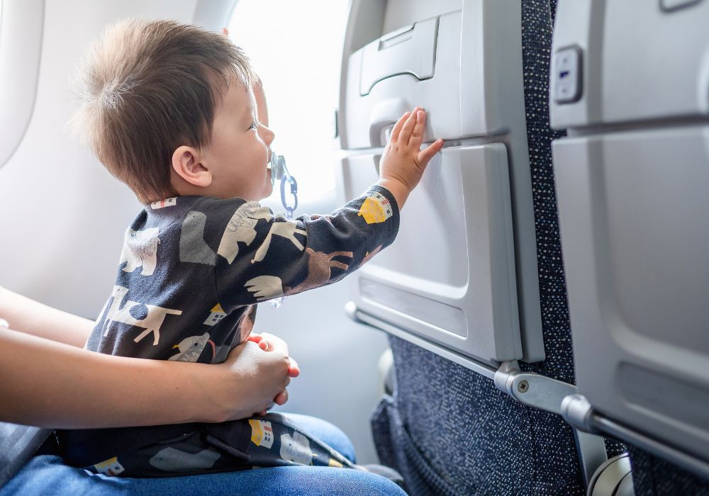 Baby on flight