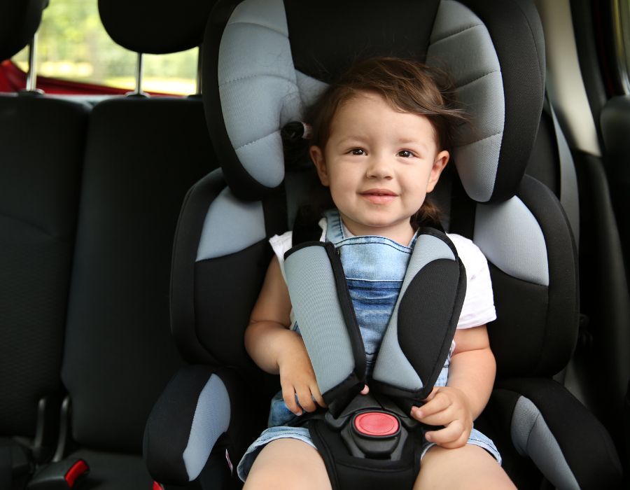 Child in car seat