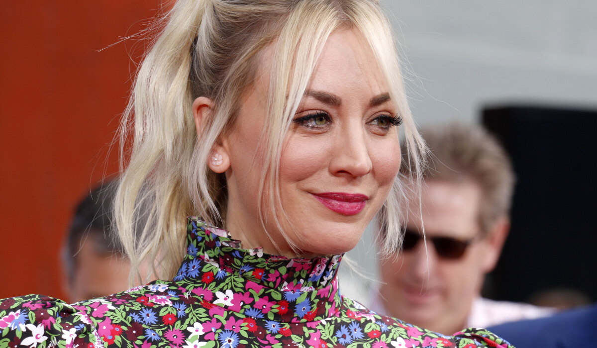 Actress Kaley Cuoco