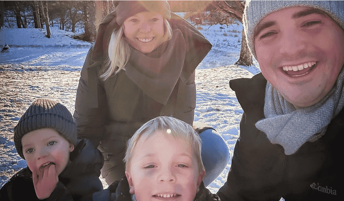 TV chef Donal Skehan and family