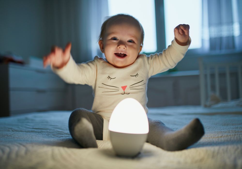 Baby with nightlight