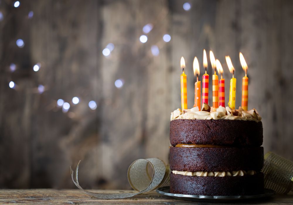 Chocolate birthday cake