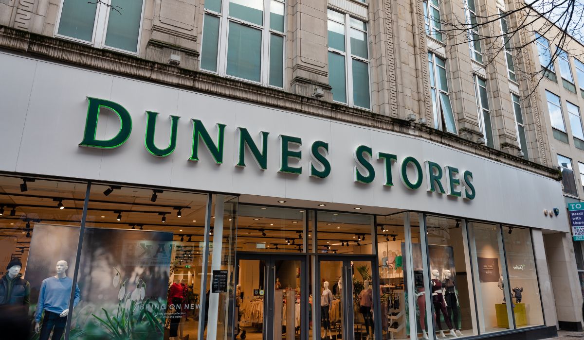 Belfast, UK- Feb 19, 2022: Dunnes Stores in Belfast Northern Ireland.