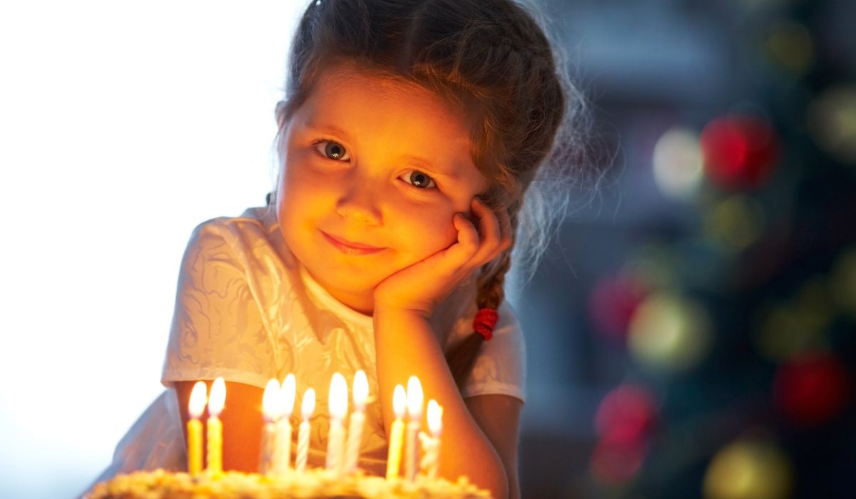 Little girl birthday party