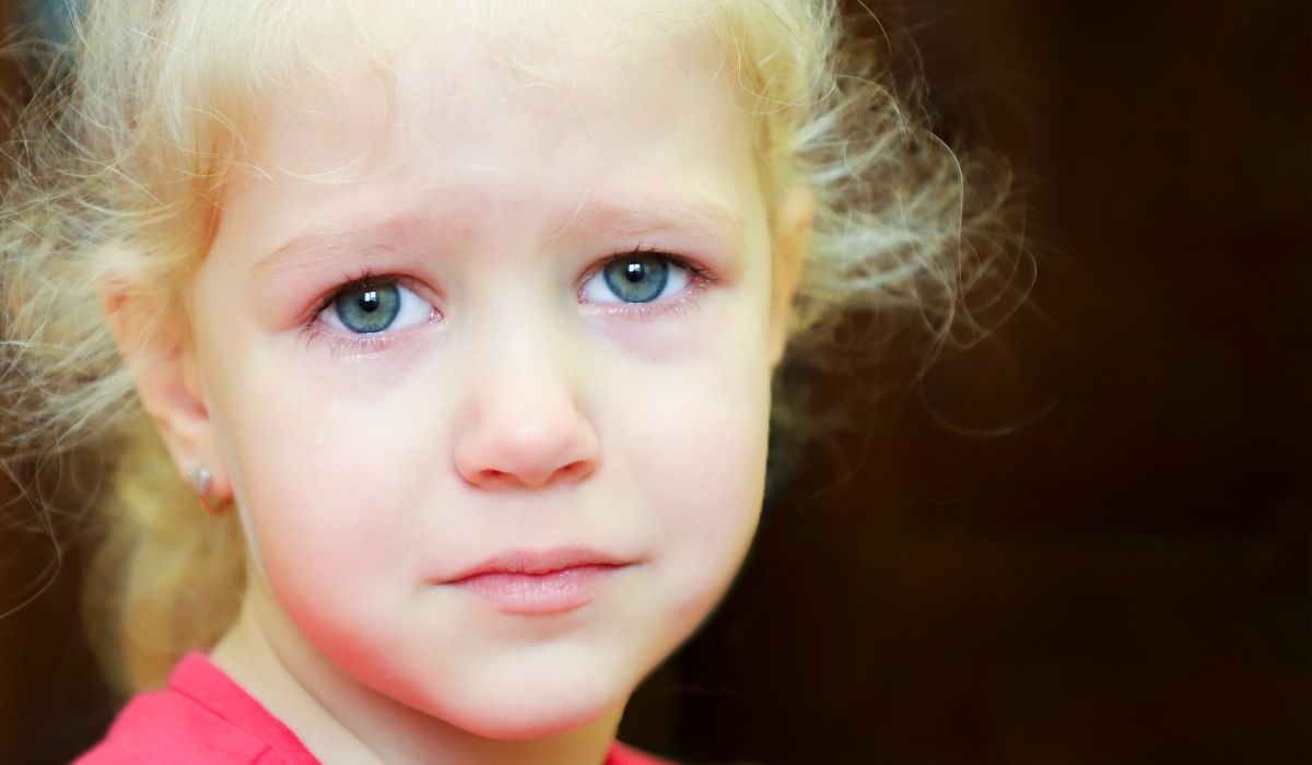 Sad little girl