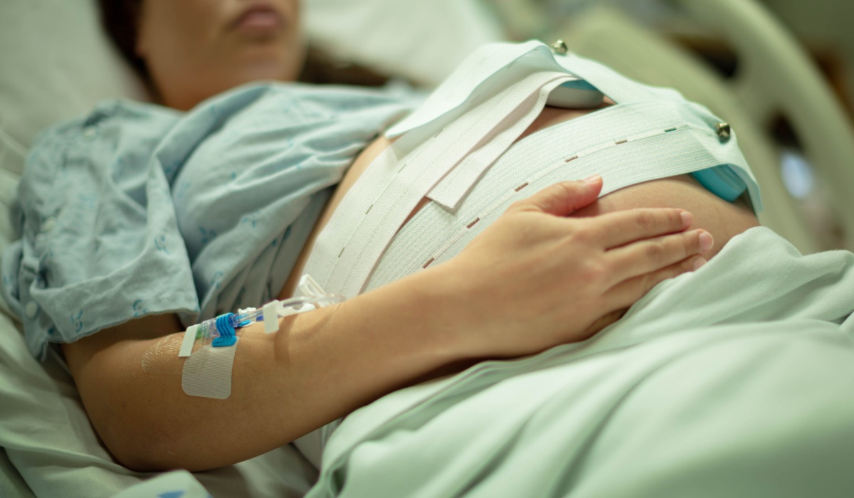 Woman in labour