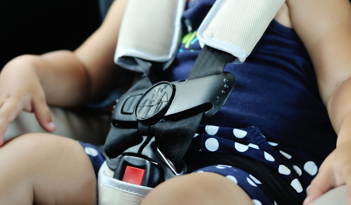 Toddler in car seat