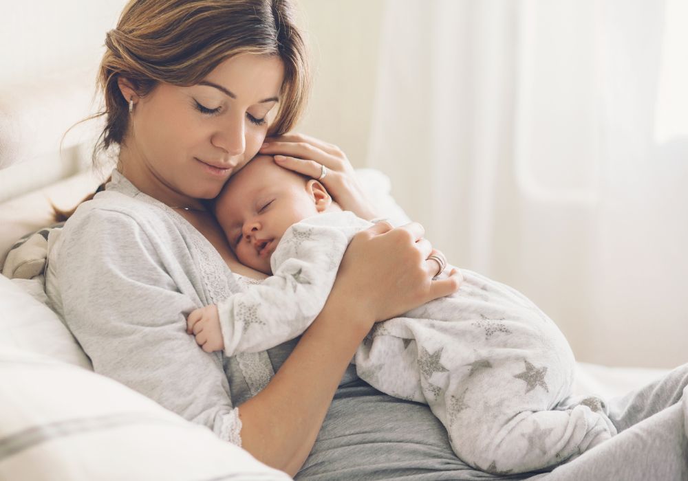 Mother and baby