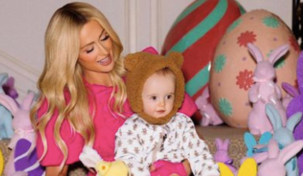 Paris Hilton and son