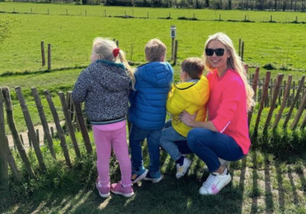 Rosanna Davison and her three children