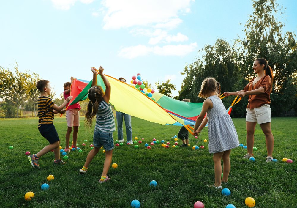 children at party