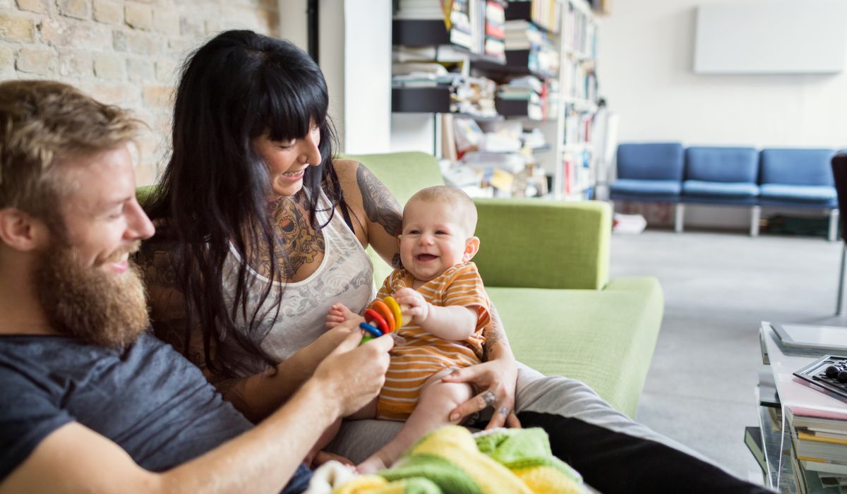 Parents and baby