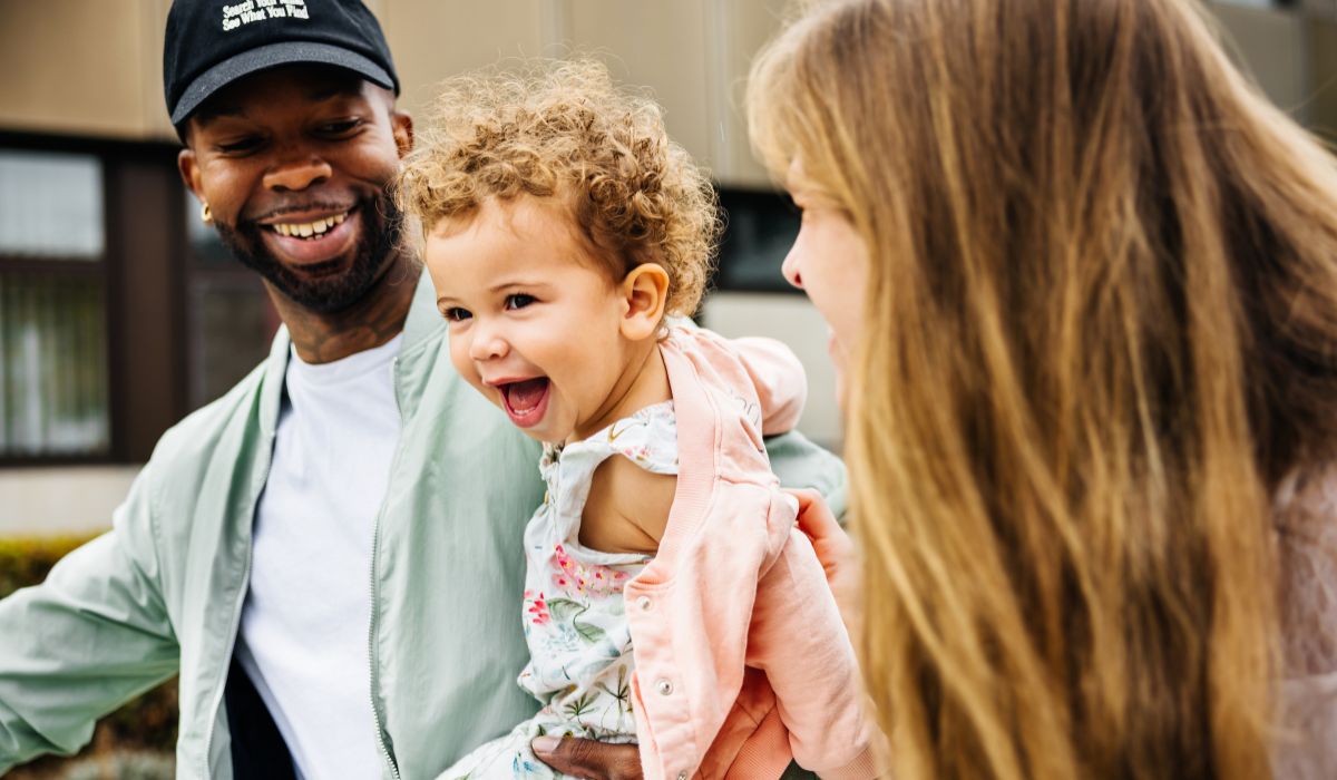 Mum and dad with child