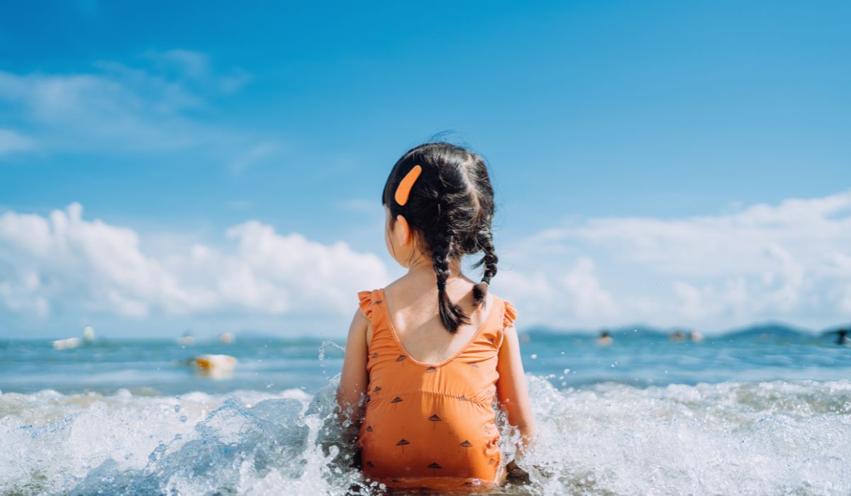 Child at the beach