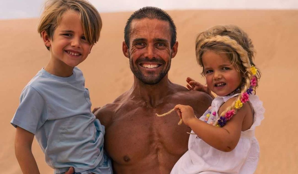 Spencer Matthews and his children