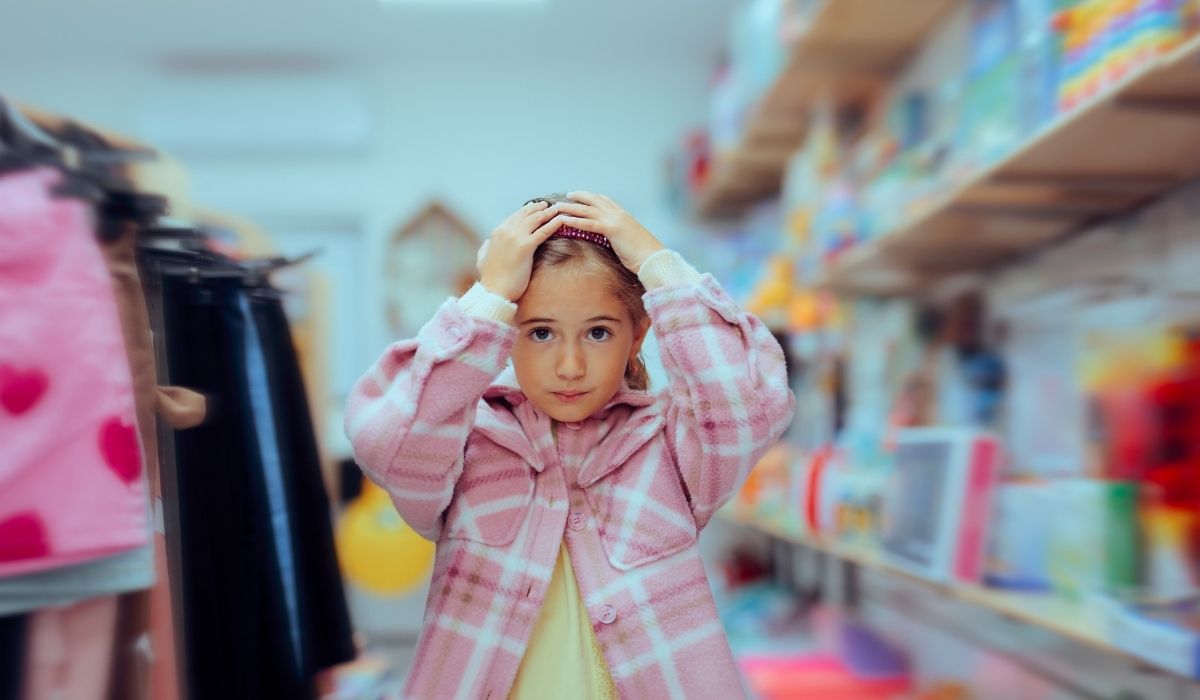 Child lost in shop