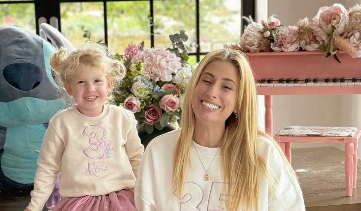 Stacey Solomon and her daughter Rose