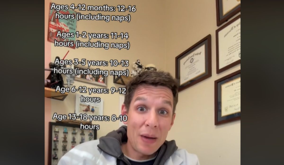 Peadeatrician's sleep chart