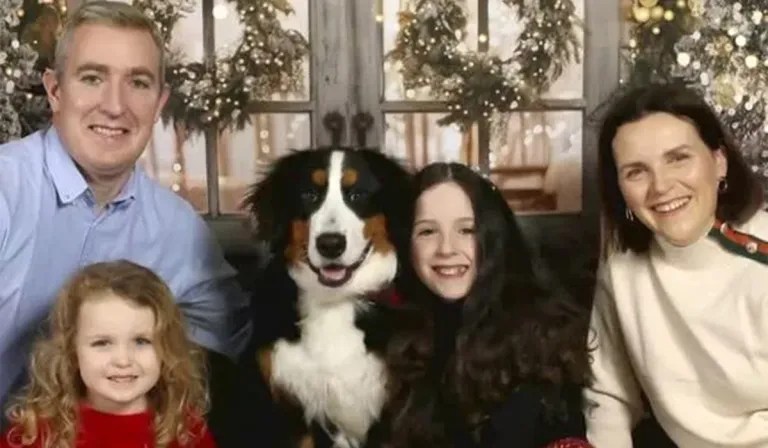 The Ruane family at Christmas