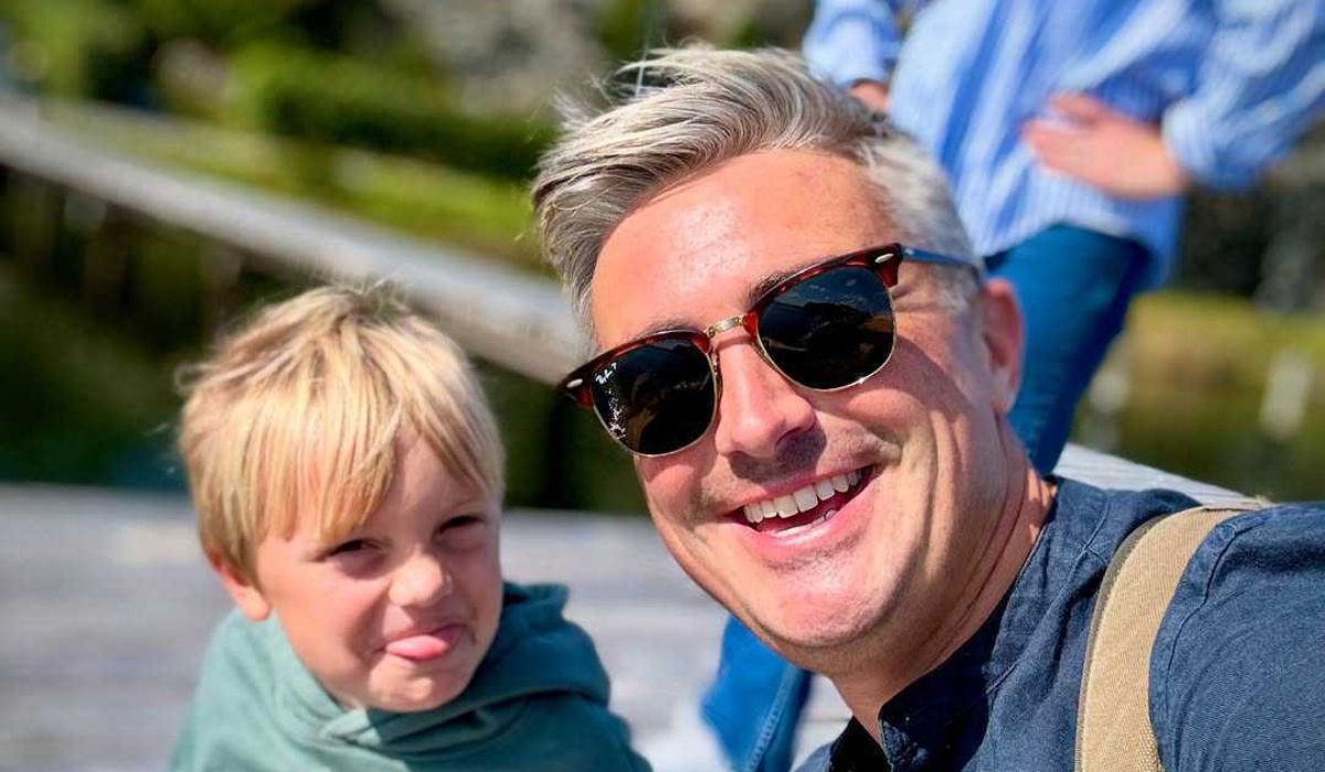 Donal Skehan and his son