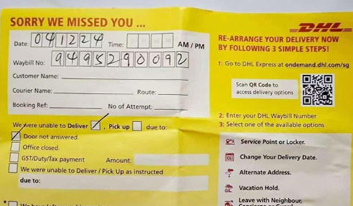 DHL scam