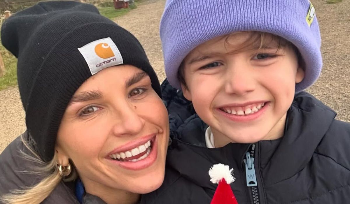 Vogue Williams and her son, Theodore