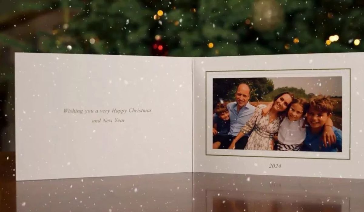 Prince William and Kate Middleton Christmas card