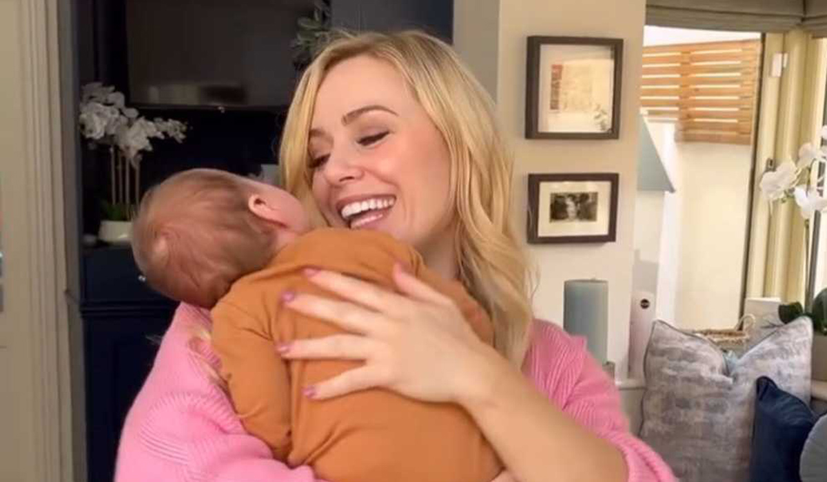 Anna Geary and baby Ronan. Pic: Anna Geary/Instagram