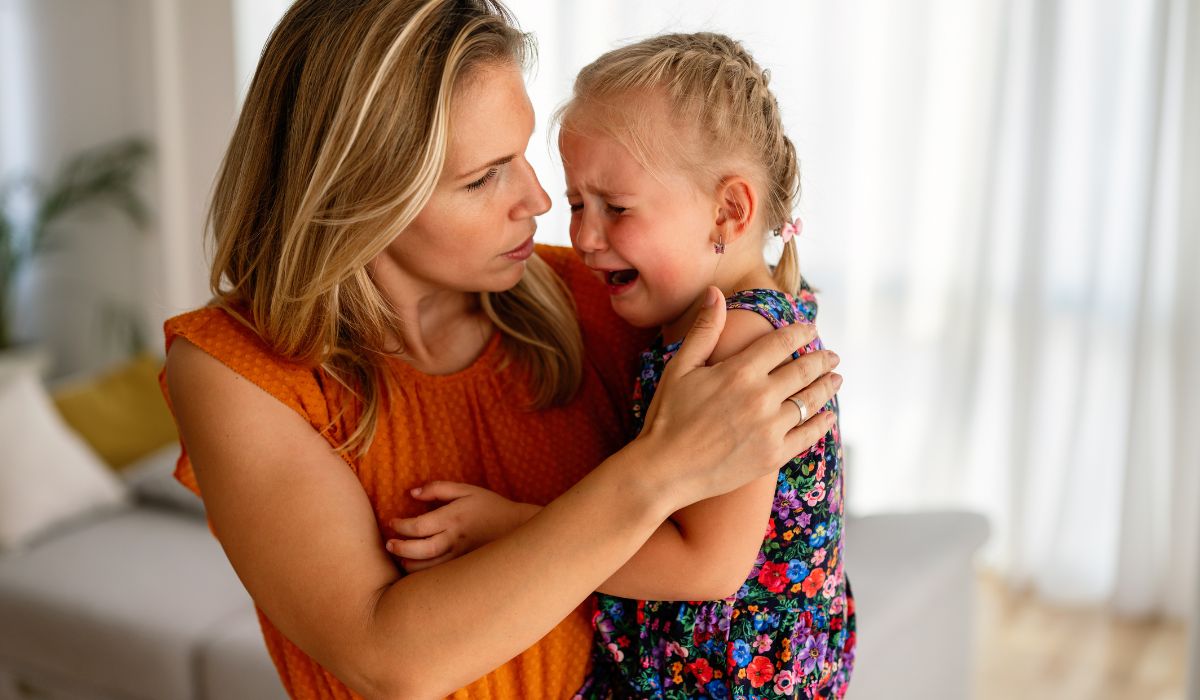Toddler crying