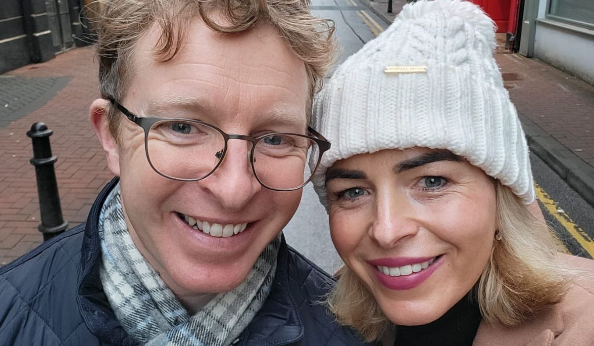 Ursula Jacob and her husband Brendan in Galway