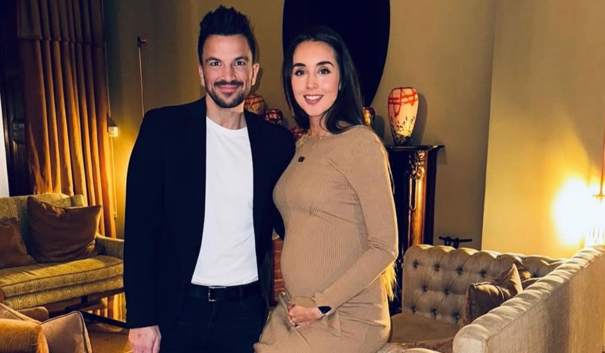 Peter Andre and his wife, Emily.