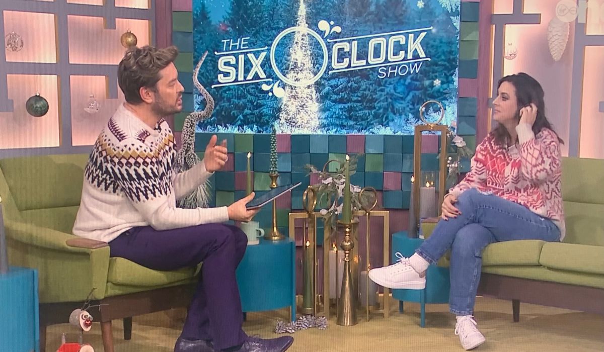 Brian Dowling and Lucy Kennedy on The Six O'Clock Show