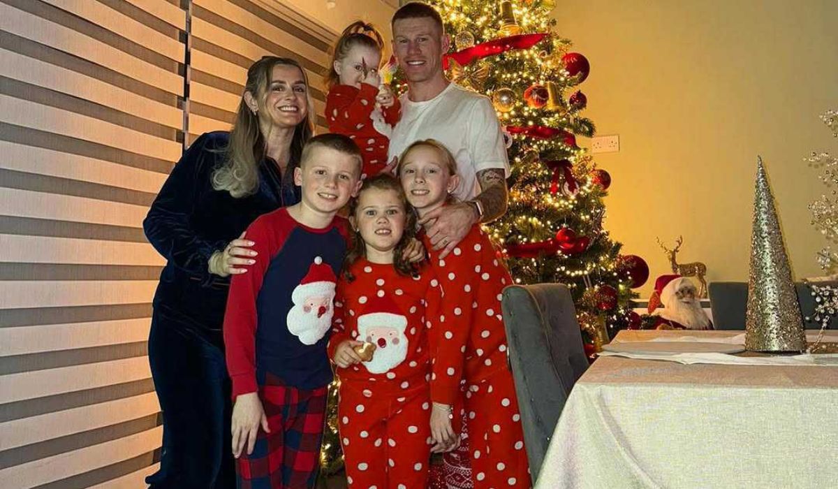 Erin McClean and her family at Christmas
