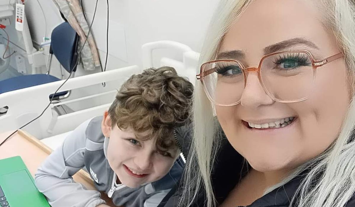 Fair City's Kiara Noonan and her son Oscar
