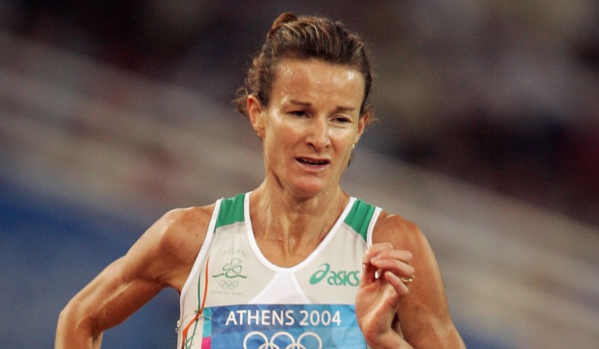 Sonia O Sullivan running for Ireland