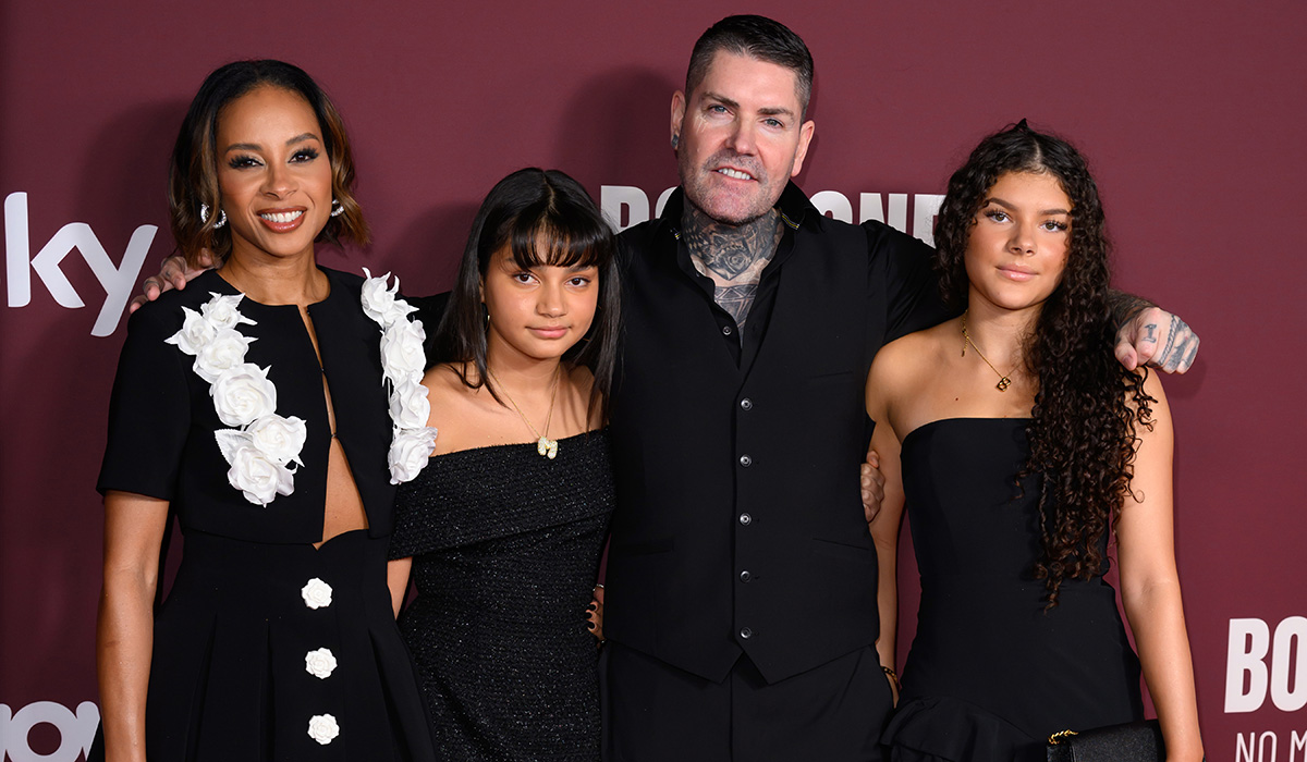 Shane Lynch and family attend the "Boyzone: No Matter What" World Premiere at The Roundhouse on January 27, 2025 in London, England. (Photo by Karwai Tang/WireImage)