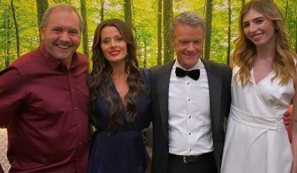 Madeleine West and Neighbours costars