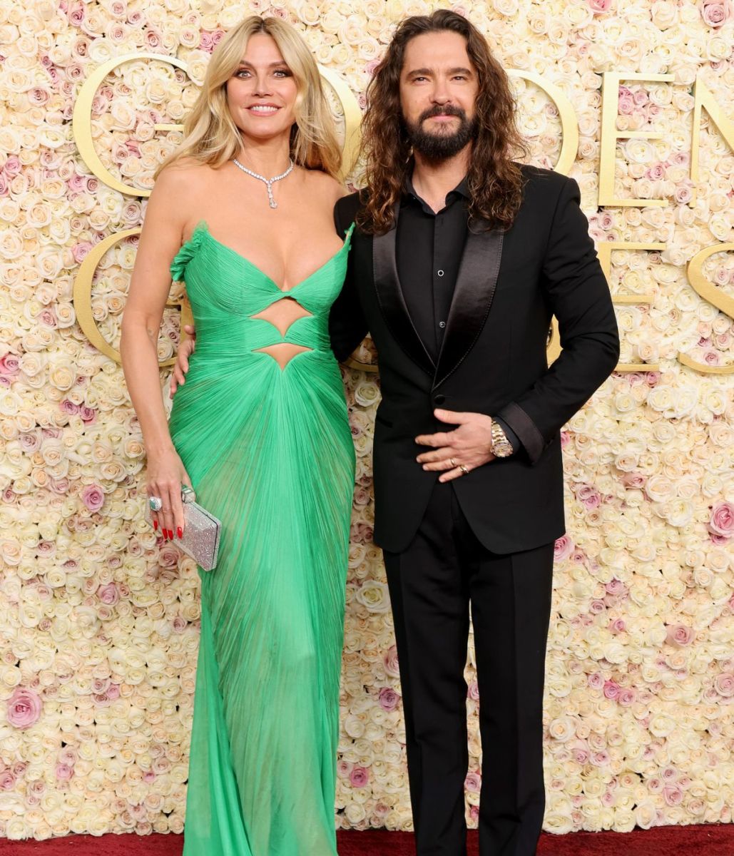 Heidi Klum at the 2025 Golden Globe Awards