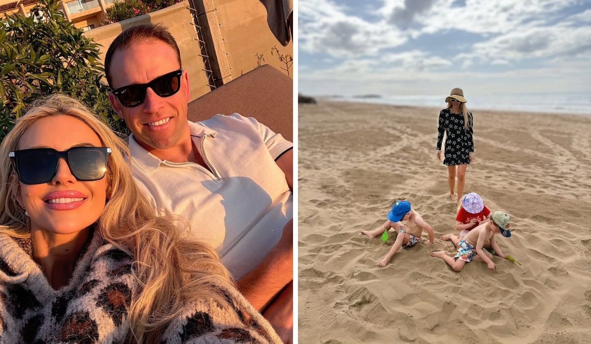 Rosanna Davison and her husband Wed Quirke