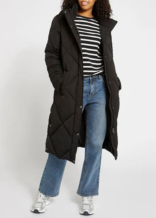 Diamond Quilted Jacket (€50). Pic: Dunnes Stores