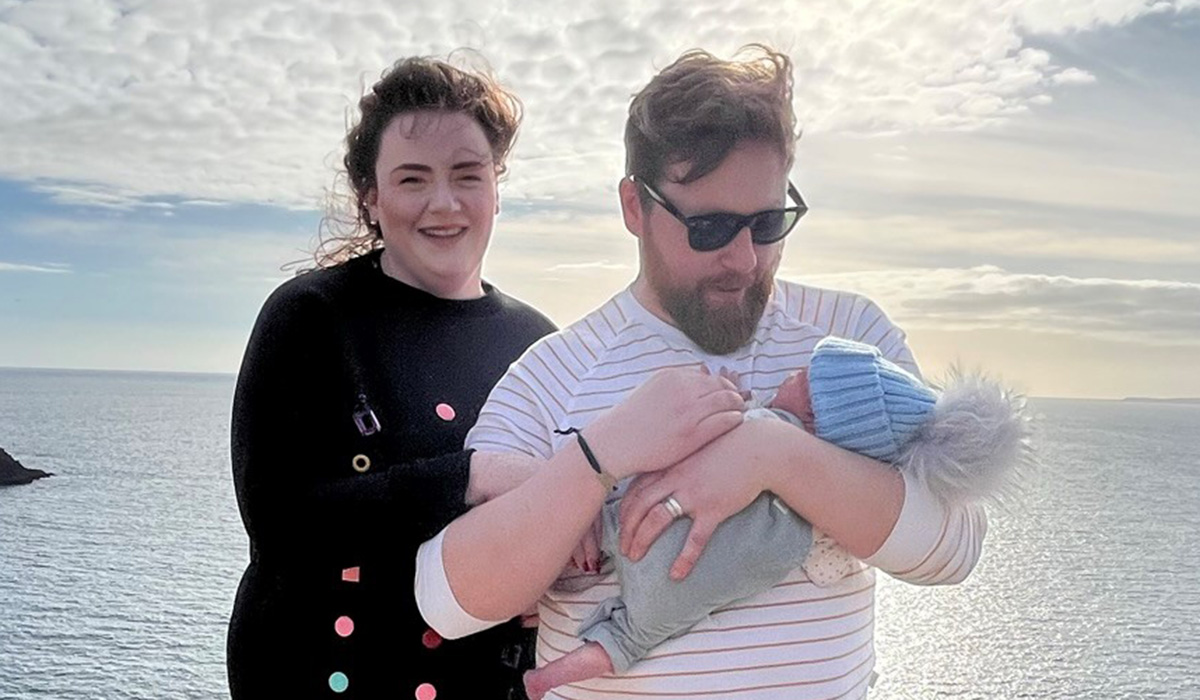 Katie Healy Nolan and her husband David. Pic: Supplied